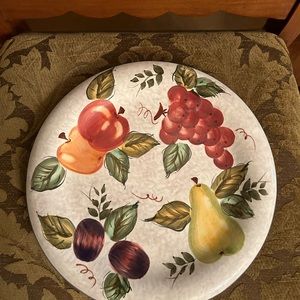 Oneida Vintage Fruit dinner plate hand painted